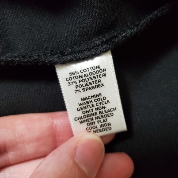 LOFT Lou & Grey Black Knit Moto Jacket Size M - Picture 5 of 6